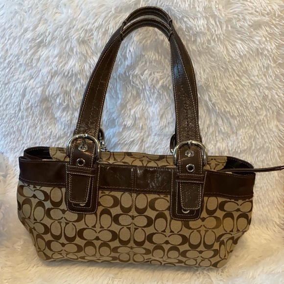 Coach Soho Pleated Signature Tote - Picture 5 of 8